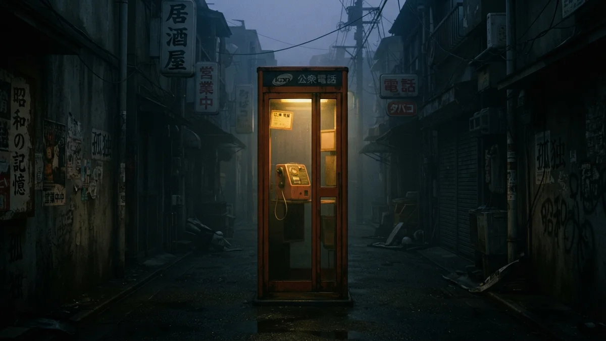 公衆電話網のピークと『メリーさんの電話』に潜む物理的矛盾